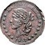 USA One Cent Hard Times Token. Millions For Defence 2 Six Pointed Stars 1837  E PLURIBUS UNUM 1837 coin obverse