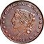 USA One Cent Hard Times Token. Millions For Defence Not For One Cent 1837  E PLURIBUS UNUM 1837 coin obverse