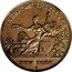 USA 1 Cent Hard Times Token. R&W Robinson Buttons 1836  AMERICAN INSTITUTE NEW YORK H coin obverse