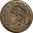 USA One Cent Hard Times Token 1837  1837 coin obverse