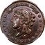 USA 1 Cent (Liberty. Millions For Defence Token) E PLURIBUS UNUM 1837 coin obverse