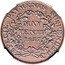 USA 1 Cent (May Tenth) SPECIE PAYMENTS SUSPENDED MAY TENTH 1837 coin reverse