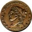 USA One Cent Token. Hard Times. Millions For Defence Not For One Cent 1837  E PLURIBUS UNUM 1837 coin obverse