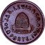USA 1 Cent (US Civil War Token. Beehive LaPorte. Indiana) JAS.LEWIS & CO. LAPORT . IND. coin reverse