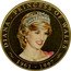 Cook Islands 1 Dollar (10th anniversary Death of Princess Diana. Crown) DIANA - PRINCESS OF WALES 1961 - 1997 coin reverse