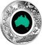 Australia 1 Dollar (Great Southern Land. Chrysoprase Map) AH P125 2024 1OZ 9999 SILVER coin reverse