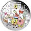 Tuvalu 1 Dollar (SpongeBob & Friends) © 2024 VIACOM INTERNATIONAL INC. SPONGEBOB 25 coin reverse