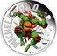 Tuvalu 1 Dollar Teenage Mutant Ninja Turtles. Michelangelo 2024 P Proof LB P MICHELANGELO © 2024 VIACOM OVERSEAS HOLDINGS C.V. coin reverse