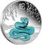 Australia 1 Dollar (Year of the Snake. Colored) 蛇 SNAKE 2025 P coin reverse