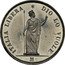 Italy 1 Lira (Lombardy Pattern) ITALIA LIBERA DIO LO VUOLE M coin reverse