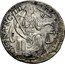 Italy 1 Luigino (Genoa Coinage) BON VNC IIII coin reverse