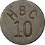 Canada 10 Сents (Hudson's Bay Company) HBC 10 coin obverse