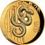 Australia 100 Dollars (Lunar Series III. Year of the Snake. Proof) 蛇 SNAKE 2025 P coin reverse