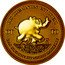 Tuvalu 100 Dollars Ottifant. Charles III 2024  BU BIS IDEM NON EST IDEM OT TO DAS GLEICHE IST NICHT DASSELBE coin reverse