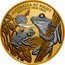 Niue 100 Dollars Red-eyed Tree Frog 2024 Proof AUSTRALIA AT NIGHT RED-EYED TREE FROG coin reverse