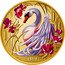 Niue 100 Dollars Seasons. Spring Swan 2024 Proof SPRING coin reverse