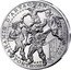 France 100 Euro (The Three Musketeers) 1 POUR TOUS ARAMIS D'RTAGNAN ATHOS PORTHOS 2024 coin reverse