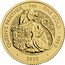 UK 100 Pounds The Royal Tudor Beasts. The Queen’s Panther. Bullion 2025 QUEEN'S PANTHER 2025 1 OZ FINE GOLD 999.9 coin reverse