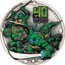 Tuvalu 2 Dollars Teenage Mutant Ninja Turtles 40th Anniversary 2024 P 40 YEARS OF TEENAGE MUTANT NINJA TURTLES LB P © 2024 VIACOM OVERSEAS HOLDINGS C.V. coin reverse