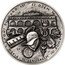 Niue 2 Dollars (Treasures of Ancient Civilizations. Roman Empire) SPQR 20 17 CV F-PONT DU GARD IIST EL DJEM TN OSTIA - IL JERUZALEM I.ST ROMA I coin reverse