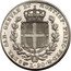 Italy 20 Lire (Carlo Alberto) DVX SAB. GENVAE ET MONTISF. PRINC. PED. &. L.20 coin reverse