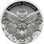 Samoa 25 Dollars Majestic Wildlife. Owl 2023 Proof OWL 2023 MAJESTIC WILDLIFE coin reverse
