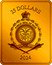 Niue 25 Dollars The One Ring 2024  Proof 25 DOLLARS PUBLIC SEAL OF NIUE ATUA NIUE TUKULAGI 2024 coin obverse