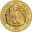 UK 25 Pounds (The Royal Tudor Beasts. The Queen’s Panther. Bullion) QUEEN'S PANTHER 2025 1/4 OZ FINE GOLD 999.9 coin reverse