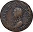 Italy 3 Baiocchi (Uprising of Ronciglione) FEDELTA E RELIGIONE C A G coin obverse