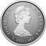 Canada 5 Dollars (60th Anniversary of Canada’s Flag Maple Leaf) ELIZABETH II D G REGINA 5 DOLLARS coin obverse