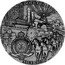 Niue 5 Dollars (Around the World in 80 Days. Train Trip) 5 DOLLARS PUBLIC SEAL OF NIUE ATUA NIUE TUKULAGI NIUE 2023 AG 999 coin obverse