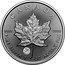 Canada 5 Dollars Maple Leaf. Year of the Snake Privy Mark 2025 CANADA 9999 9999 FINE SILVER 1 OZ ARGENT PUR coin reverse