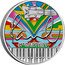 UK 5 Pounds (Paul McCartney. Colored) PAUL MCCARTNEY AR DO coin reverse