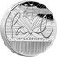 UK 5 Pounds (Paul McCartney) PAUL MCCARTNEY AR DO coin reverse