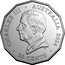 Australia 50 Cents (50 Years of Countdown) CHARLES III AUSTRALIA 2024 50 CENTS DT coin obverse