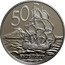 New Zealand 50 Cents (Charles III. Circulation Coin) 50 JB ENDEAVOUR coin reverse