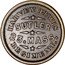 USA 50 Cents (Civil War Sutler Token. Harvey Lewis 23rd Massachusetts Regiment) HARVEY LEWIS SUTLER 23. MASS. REGIMENT. coin obverse