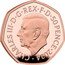 UK 50 Pence (Snowman and Christmas Tree) CHARLES III D G REX F D 50 PENCE 2024 MJ coin obverse