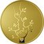 Niue Eight Dollars Tree of Feelings. Diamond 2024 ʟMㅈ Proof  coin reverse