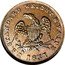 USA Half Cent (Hard Times Token) U.S. STANDARD WEIGHT & VALUE 1837 coin obverse