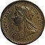 UK Half Farthing (Victoria. Diamond Jubilee Model Token) VICTORIA QUEEN & EMPR 1897 coin obverse