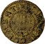 UK Half Penny (London St. Clements. Thos Springall) BEHIND ST CLEMENTS HIS HALFE PENNY coin reverse