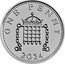 UK One Penny (Charles III Portcullis) ONE PENNY 2024 coin reverse
