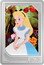 Niue Two Dollars (Disney Classics. Alice) 001/250 ©DISNEY 1 OZ 999 FINE SILVER coin reverse