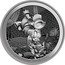 Niue Two Dollars Scrooge McDuck 2024  Bullion 1OZ 999 FINE SILVER ©DISNEY coin reverse