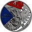 Niue 2 Dollars (Czech Lion. Black Platinum) ČESKÁ REPUBLIKA 1 OZ AG 999 Čᴍ coin reverse