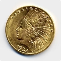 Ejemplo de foto de mala nivelación de monedas