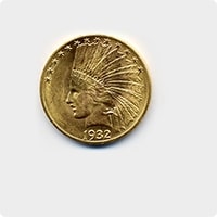 Пример фото с плохим положением монеты